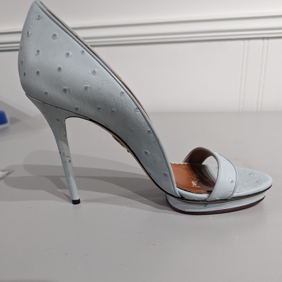 Charlotte Olympia Christine Platform sandal - size 39 - skyblue - Picture 2 of 11